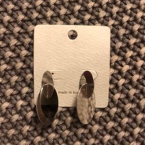 Silver earrings